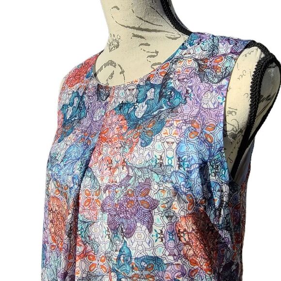 H&M shift dress kaleidoscope print size 8 Meidum - Picture 2 of 5